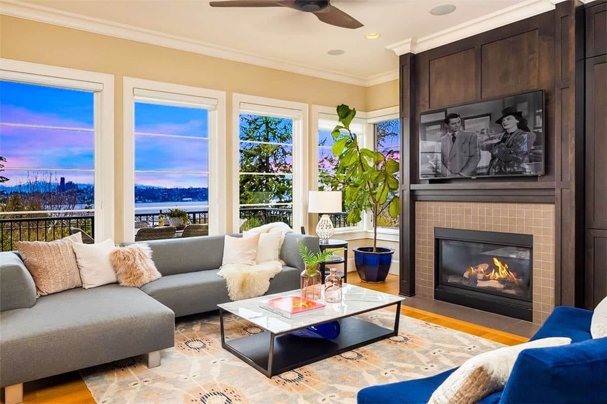 Plan 23215JD: Two Story House Plan with Two Fireplaces and Finished Lower Level - Image #6 - Craftsman, Northwest, Prairie