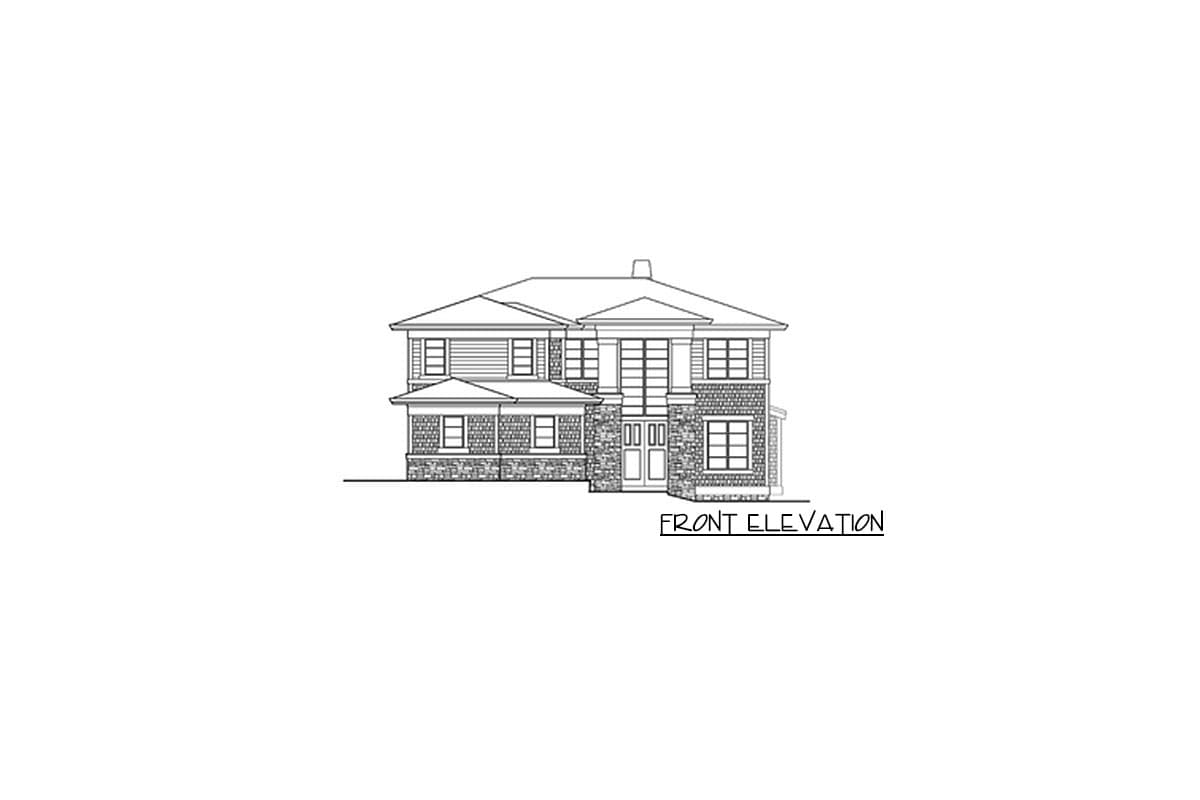 Plan 23215JD: Two Story House Plan with Two Fireplaces and Finished Lower Level - Image #25 - Craftsman, Northwest, Prairie