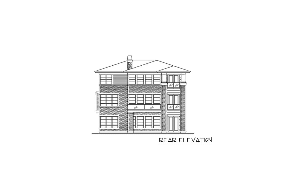 Plan 23215JD: Two Story House Plan with Two Fireplaces and Finished Lower Level - Image #27 - Craftsman, Northwest, Prairie