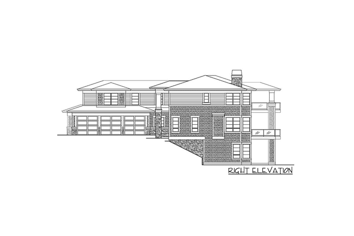 Plan 23215JD: Two Story House Plan with Two Fireplaces and Finished Lower Level - Image #28 - Craftsman, Northwest, Prairie