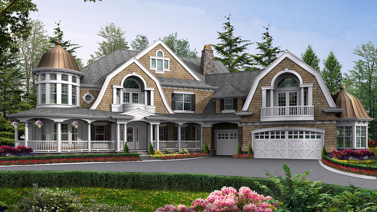 Plan 23222JD: Grand Estate Home with Lots of Extras - Image #17 - Coastal, Country, Craftsman, Northwest, Shingle