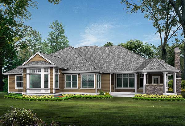 Plan 23224JD: Popular Rambler with Unique Floorplan - Image #13 - Craftsman, Northwest