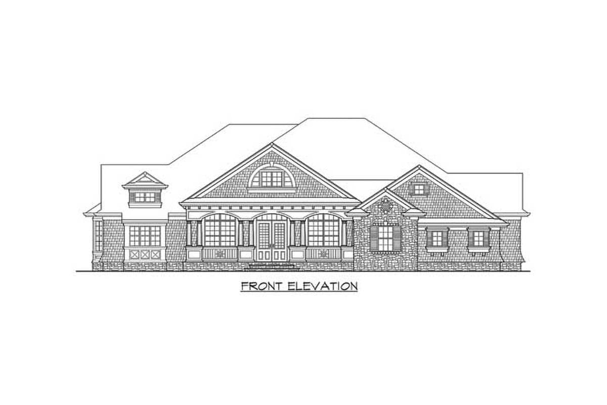 Plan 23225JD: Stunning Classical Facade with Unique Floor Plan - Image #23 - Craftsman, New American, Northwest