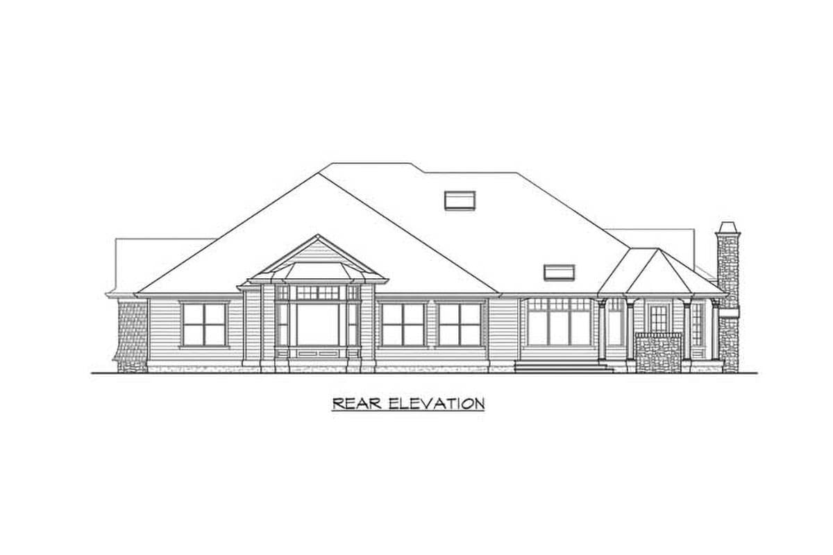 Plan 23225JD: Stunning Classical Facade with Unique Floor Plan - Image #25 - Craftsman, New American, Northwest