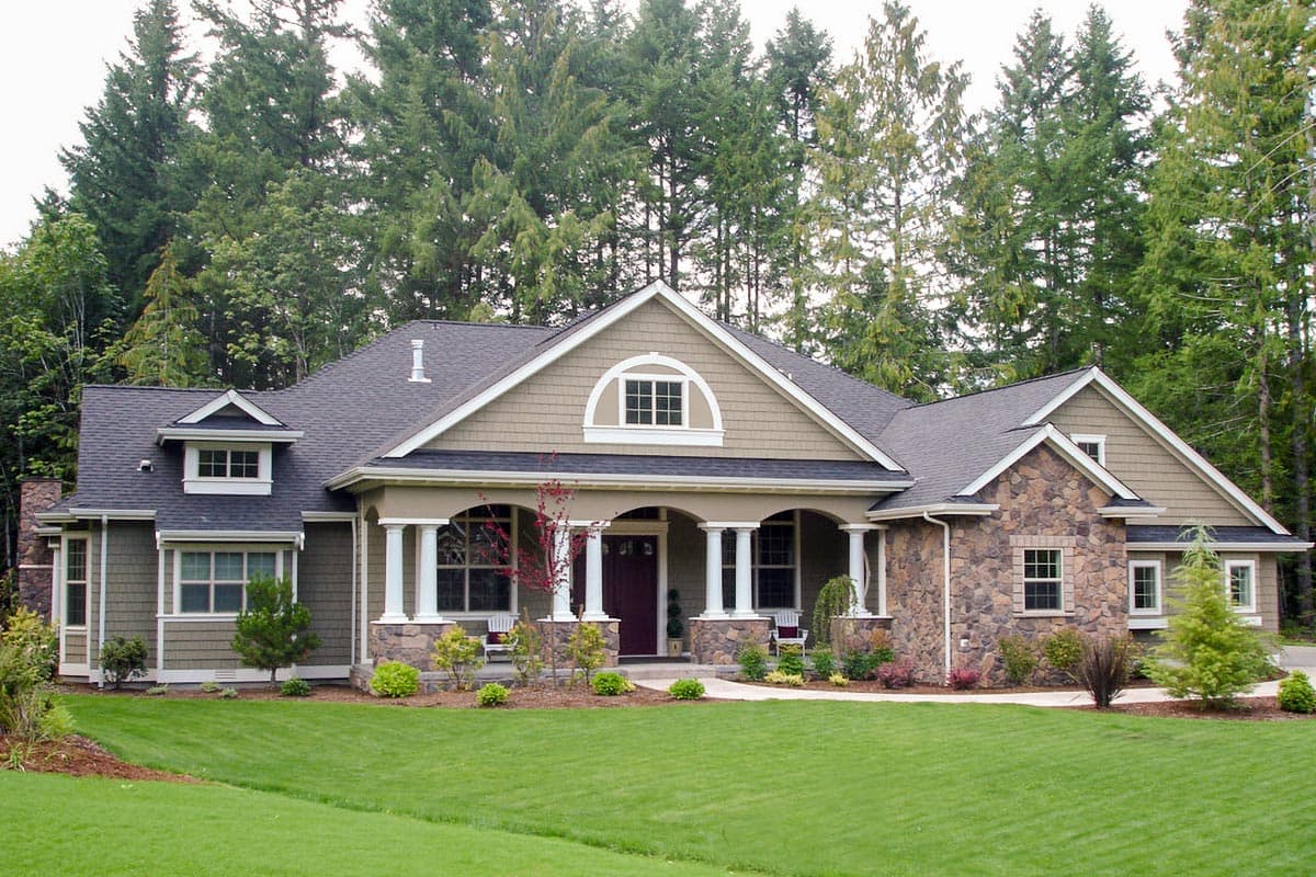 Plan 23225JD: Stunning Classical Facade with Unique Floor Plan - Image #4 - Craftsman, New American, Northwest