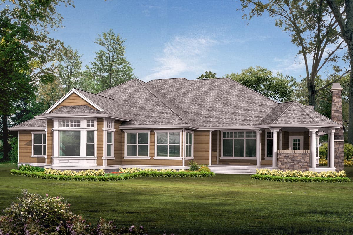 Plan 23225JD: Stunning Classical Facade with Unique Floor Plan - Image #22 - Craftsman, New American, Northwest