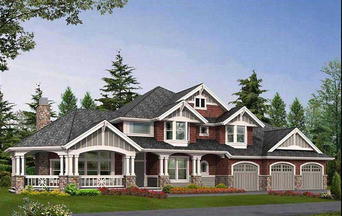 Plan 2323JD: Comfortable Shingle Style Home Plan - Image #18 - Craftsman, New American, Shingle