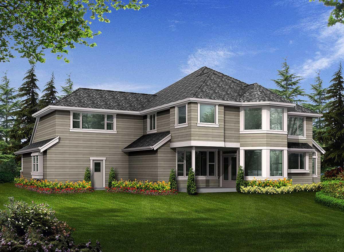 Plan 2323JD: Comfortable Shingle Style Home Plan - Image #19 - Craftsman, New American, Shingle