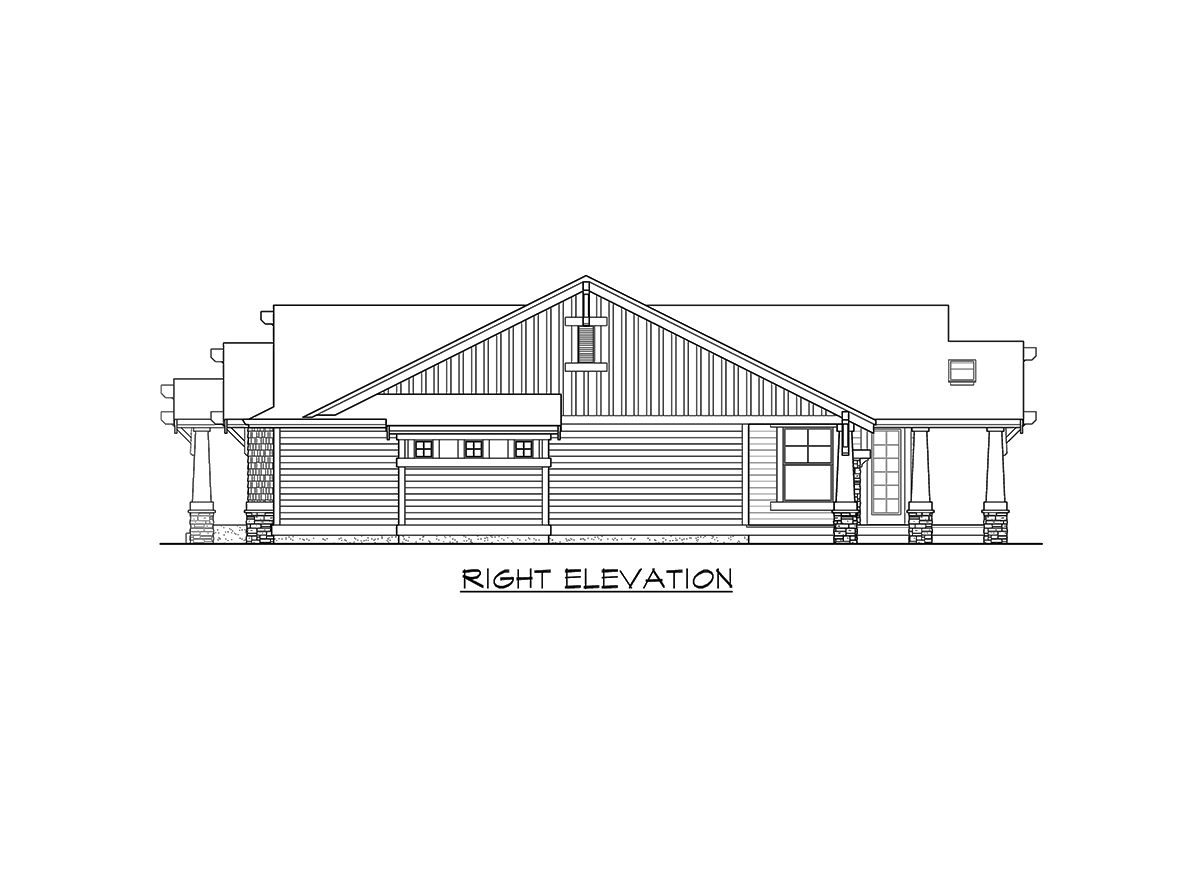 Plan 23232JD: Craftsman Home Plan with 4 Porches and a Flex Room - Image #44 - Craftsman, Mountain, New American, Northwest, Ranch