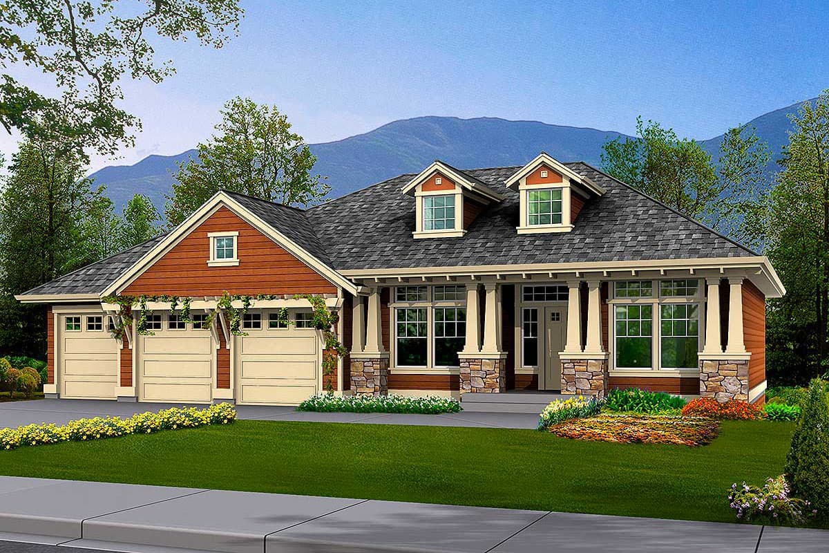 Plan 23235JD: Classic Looks Add Appeal in Any Neighborhood - Image #26 - Country, Craftsman, Northwest