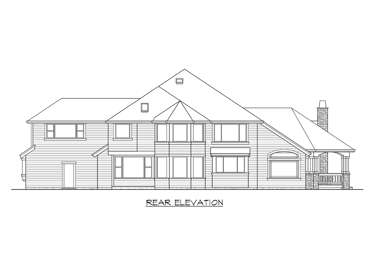 Plan 2324JD: Classic Craftsman with Master Up (or Down) - Image #26 - Craftsman, New American, Northwest