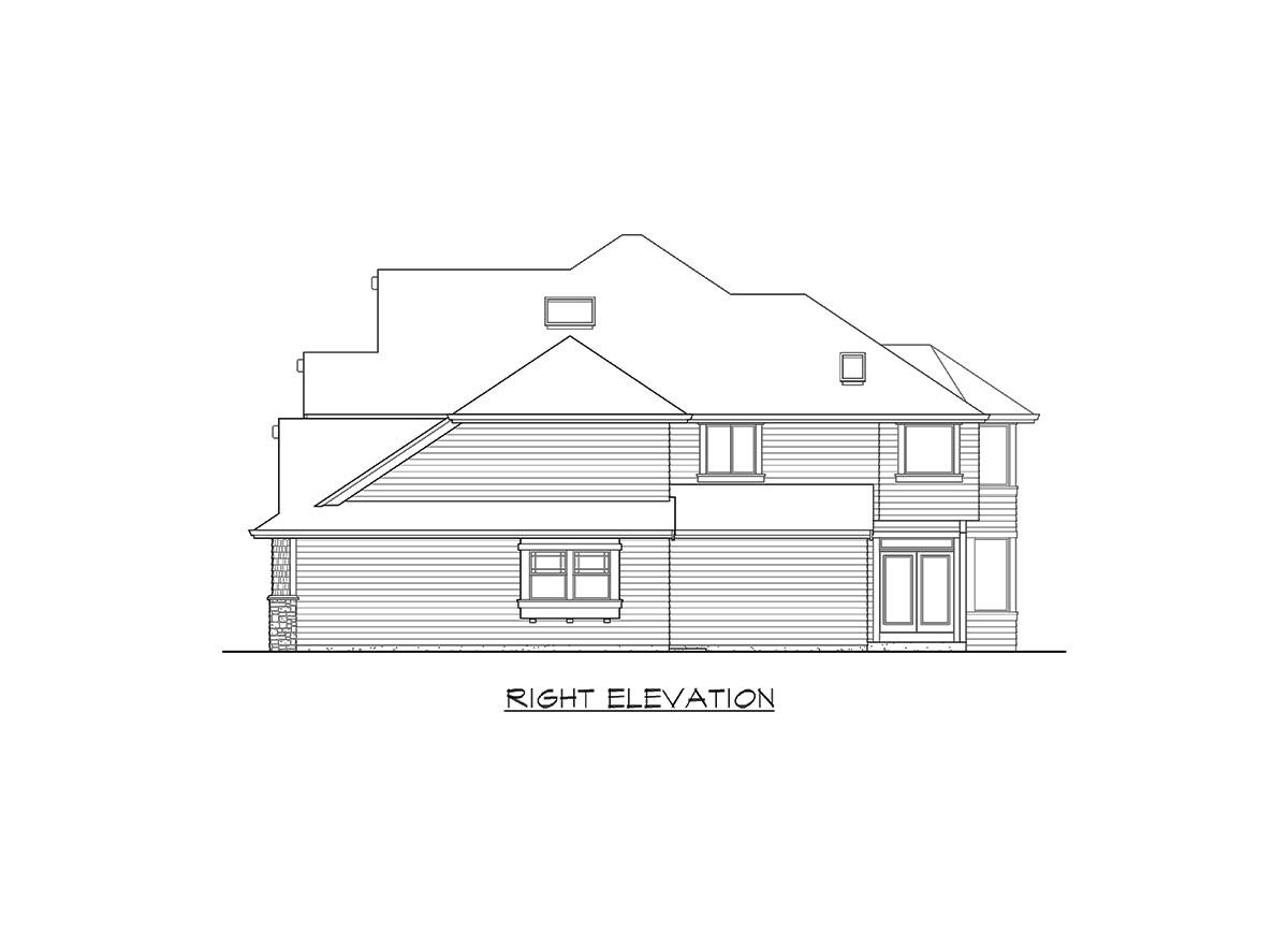 Plan 2324JD: Classic Craftsman with Master Up (or Down) - Image #27 - Craftsman, New American, Northwest