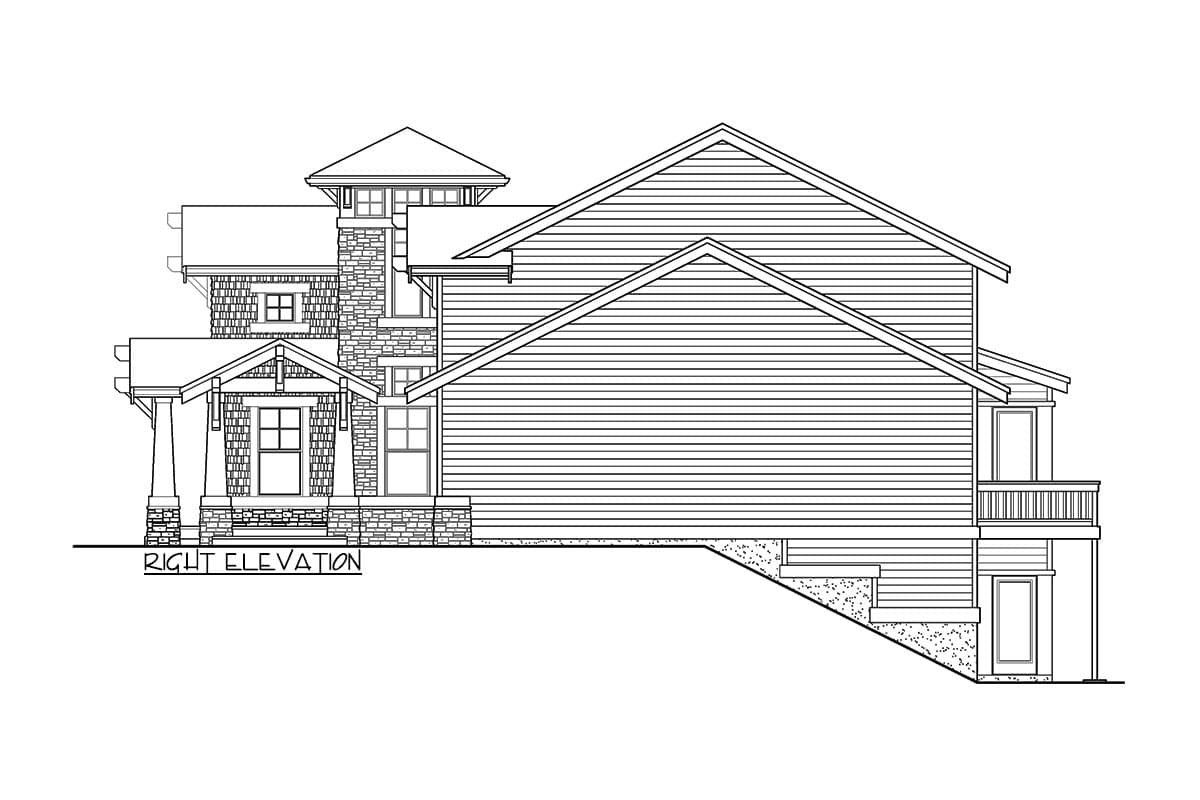 Plan 23242JD: Unique Two-Story Entry - Image #19 - Craftsman, Mountain, Northwest