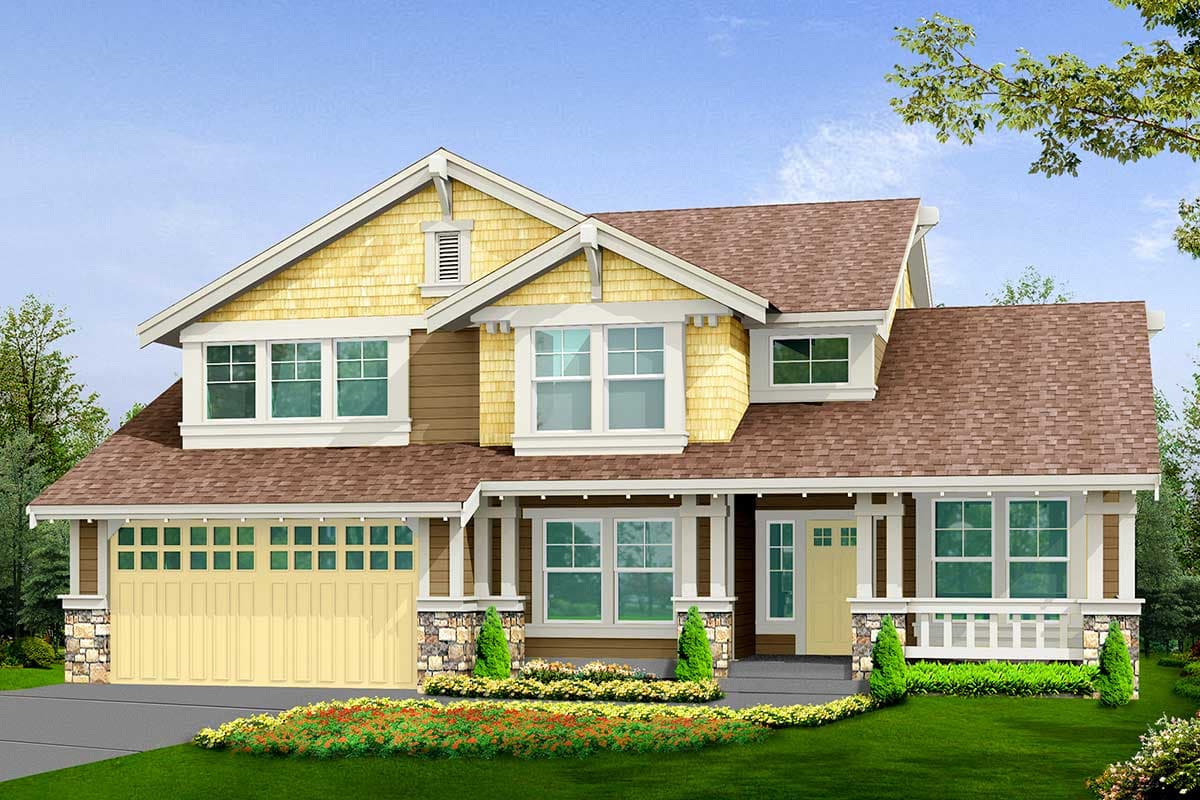 Plan 23246JD: 3-Bed Craftsman House Plan with Unfinished Basement - Image #17 - Craftsman, Northwest