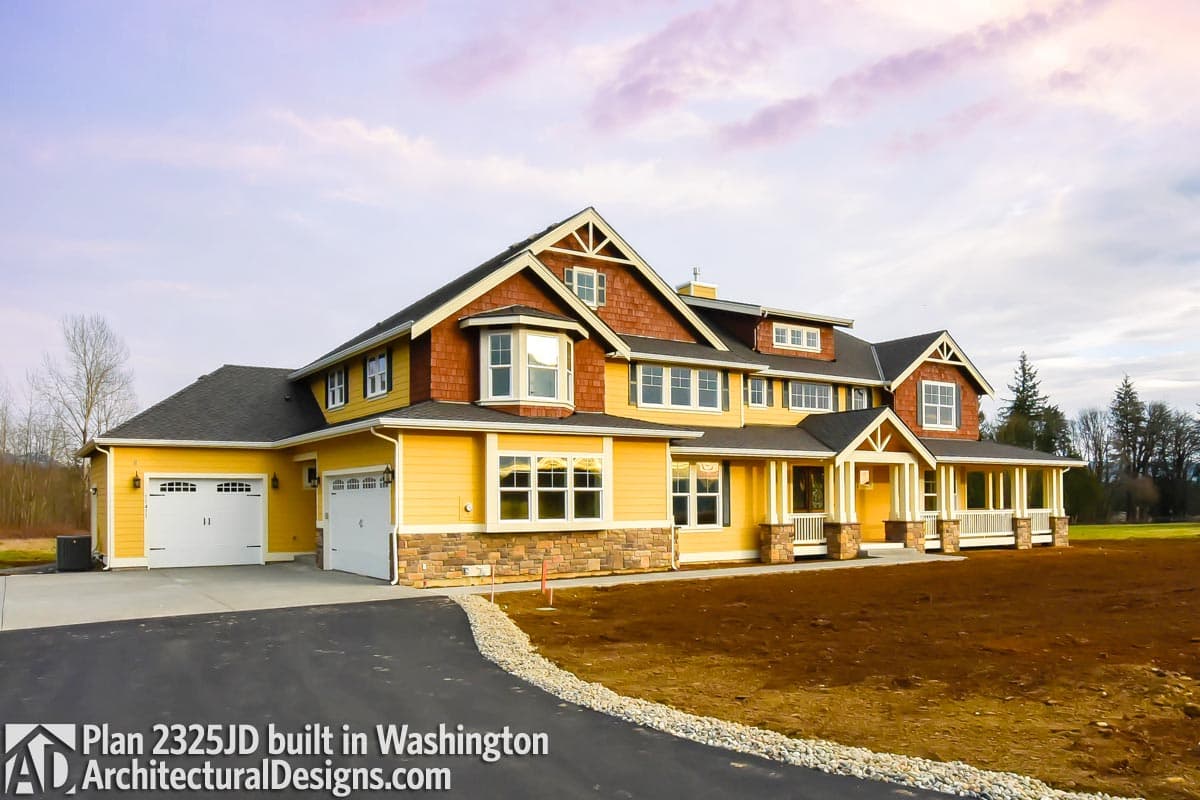 Plan 2325JD: Master Up or Down Luxury Craftsman - Image #20 - Craftsman, Northwest