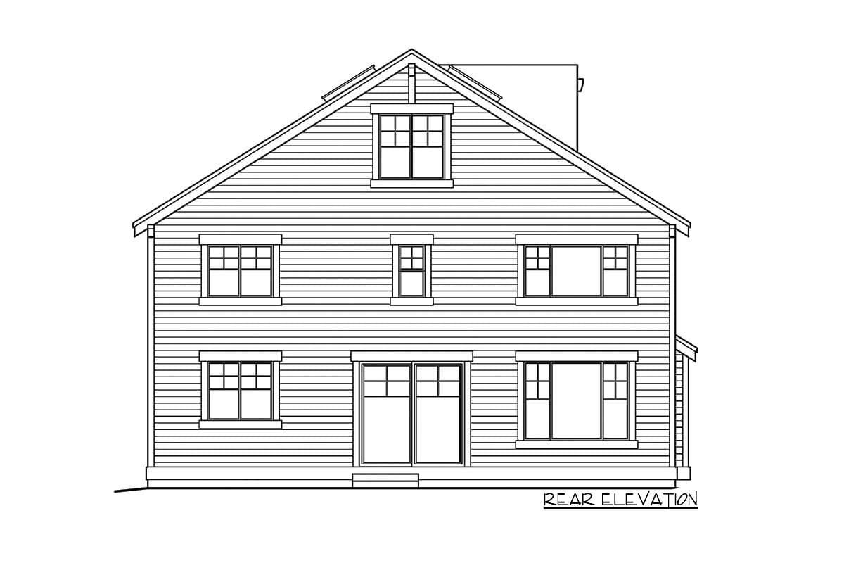 Plan 23251JD: 3-Story Craftsman Home Plan with a 2-Car Garage - Image #8 - Craftsman, Northwest