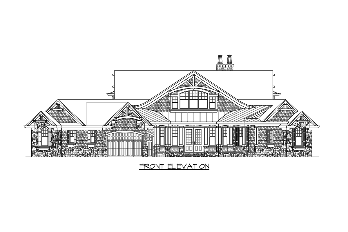 Plan 23252JD: Dramatic Craftsman House Plan - Image #29 - Craftsman, Northwest