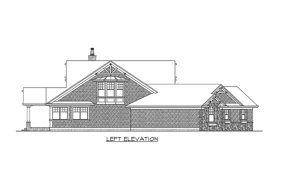 Plan 23252JD: Dramatic Craftsman House Plan - Image #30 - Craftsman, Northwest