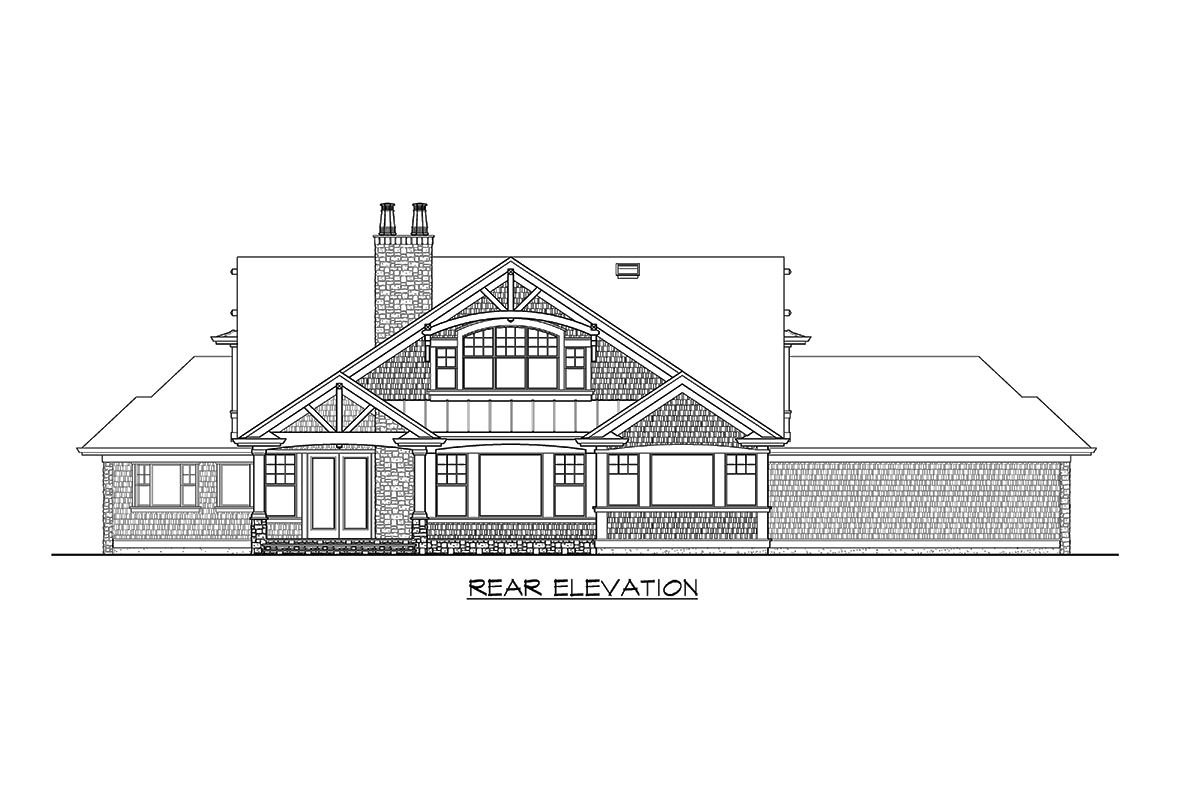 Plan 23252JD: Dramatic Craftsman House Plan - Image #31 - Craftsman, Northwest