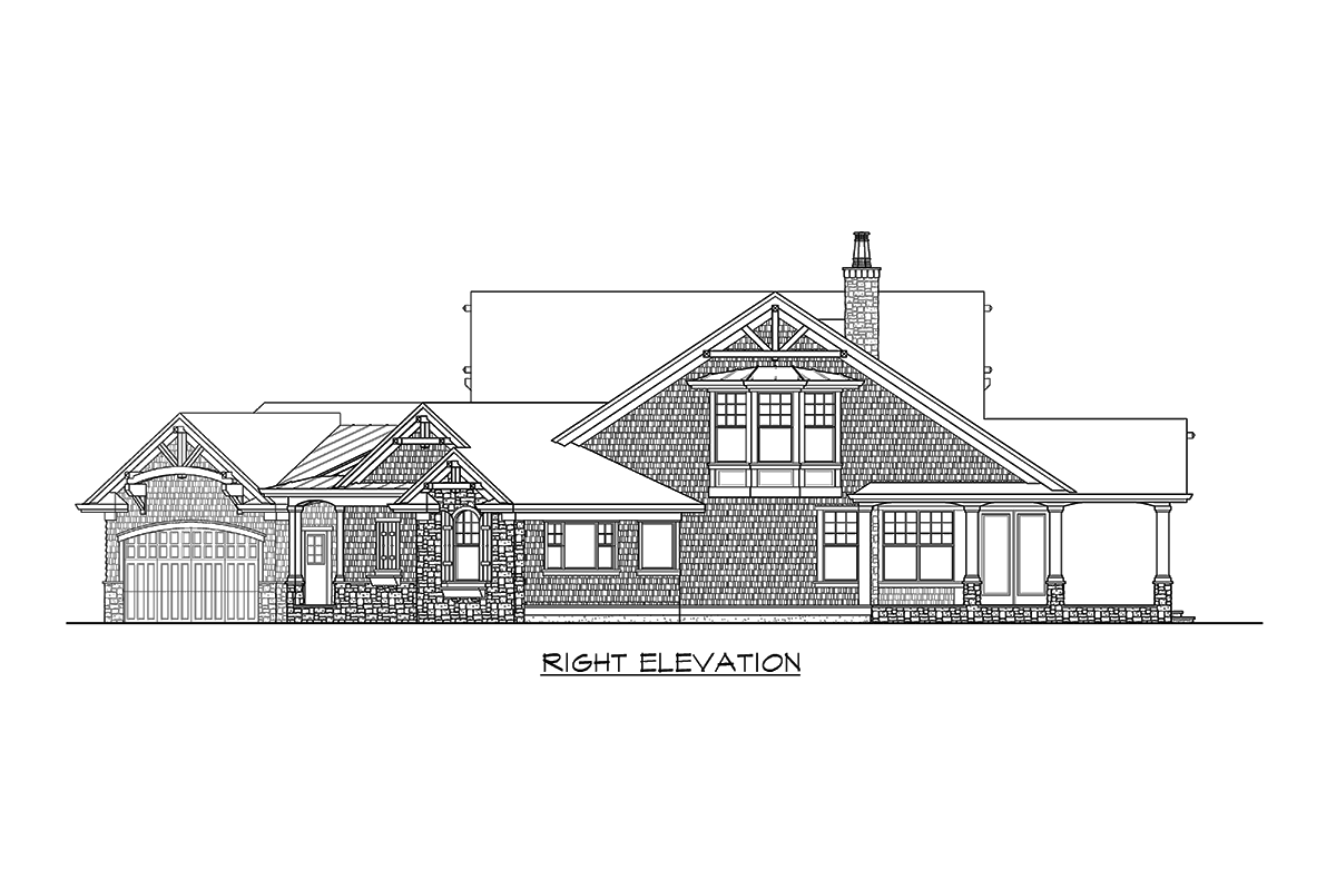 Plan 23252JD: Dramatic Craftsman House Plan - Image #32 - Craftsman, Northwest
