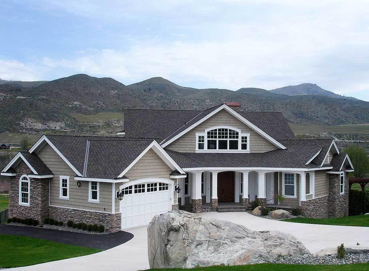 Plan 23252JD: Dramatic Craftsman House Plan - Image #5 - Craftsman, Northwest