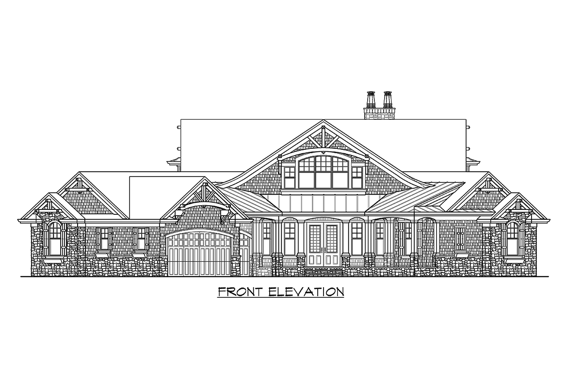 Plan 23253JD: Dramatic Craftsman Home Plan - Image #31 - Craftsman, Northwest, Vacation