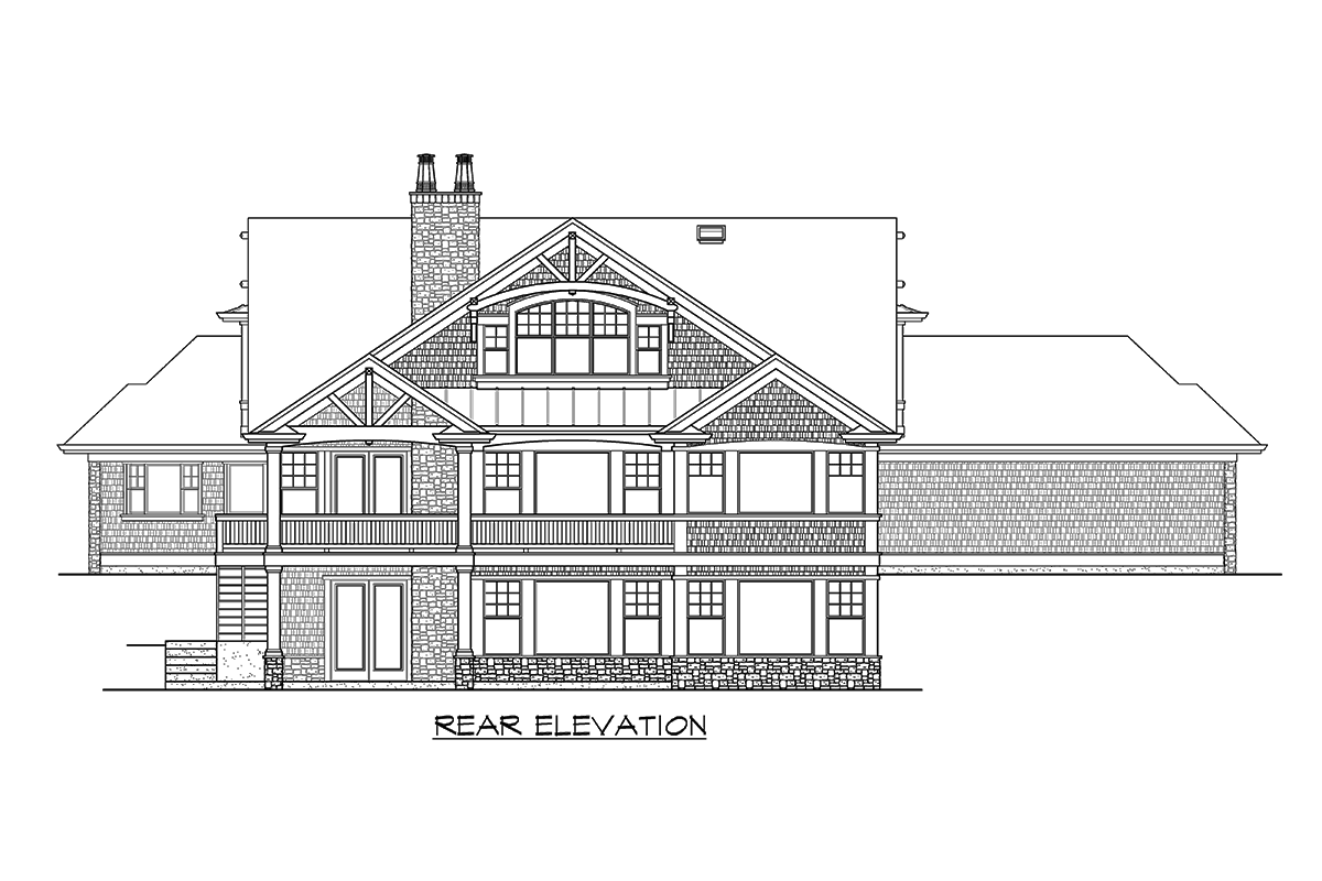 Plan 23253JD: Dramatic Craftsman Home Plan - Image #33 - Craftsman, Northwest, Vacation