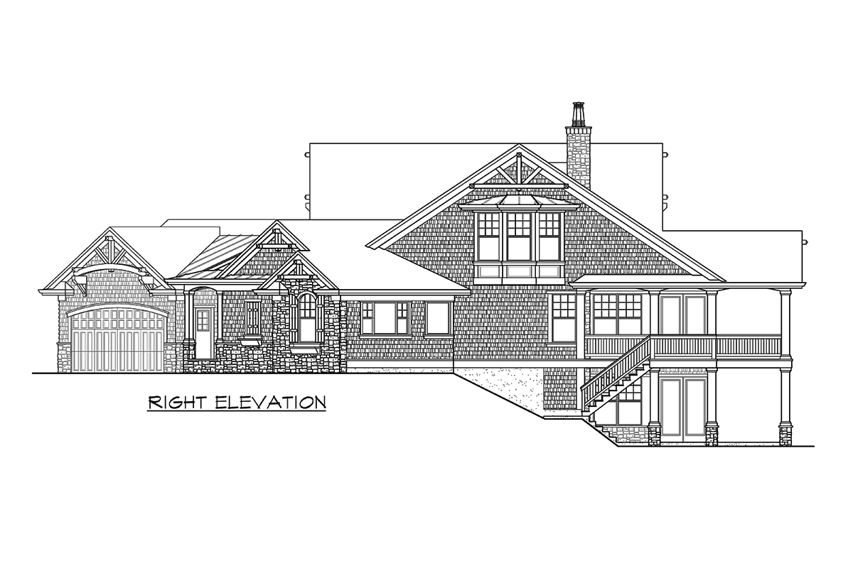 Plan 23253JD: Dramatic Craftsman Home Plan - Image #34 - Craftsman, Northwest, Vacation