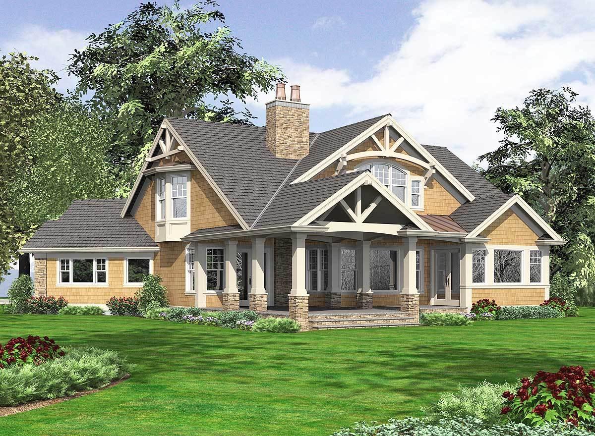 Plan 23253JD: Dramatic Craftsman Home Plan - Image #30 - Craftsman, Northwest, Vacation