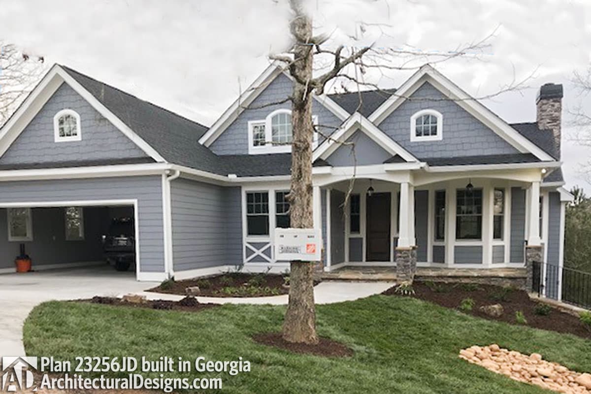 build gallery item - House Plan 23256JD comes to life in Georgia! 