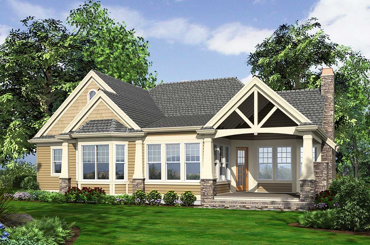 Plan 23256JD: One-Story 3-Bed Craftsman Rambler Under 2400 Square Feet - Image #6 - Craftsman, Northwest