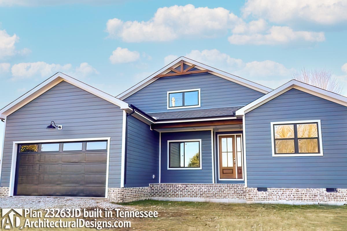 build gallery item - House Plan 23263JD Comes to Life in Tennessee