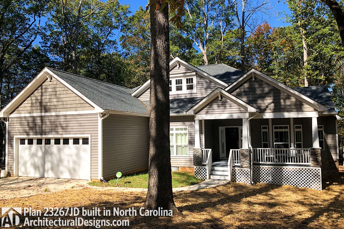 build gallery item - House Plan 23267JD comes to life in North Carolina