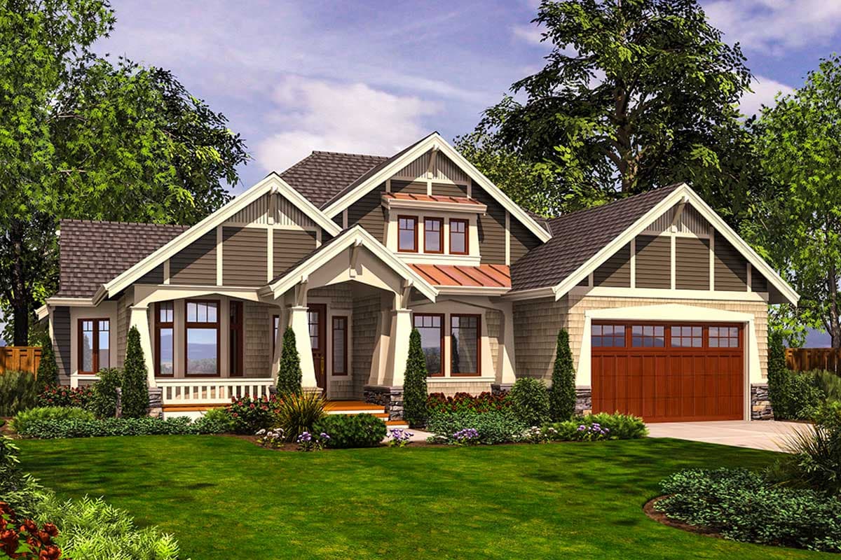 Plan 23267JD: Craftsman House Plan with Awesome Outdoor Living Room - 1880 Sq Ft - Image #19 - Craftsman, New American, Northwest