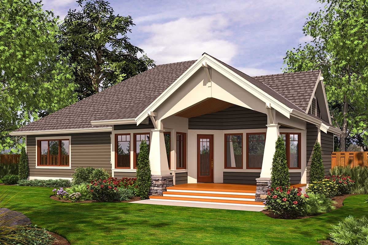 Plan 23267JD: Craftsman House Plan with Awesome Outdoor Living Room - 1880 Sq Ft - Image #20 - Craftsman, New American, Northwest