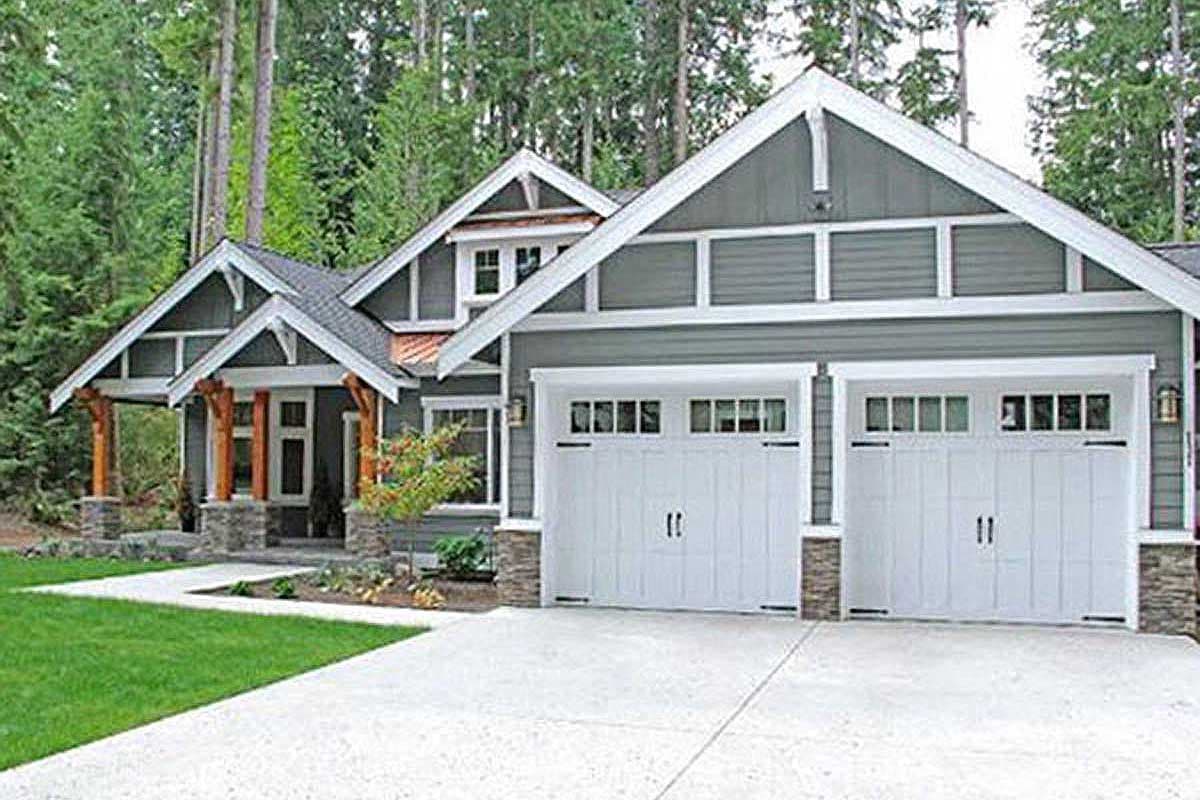 Plan 23267JD: Craftsman House Plan with Awesome Outdoor Living Room - 1880 Sq Ft - Image #4 - Craftsman, New American, Northwest