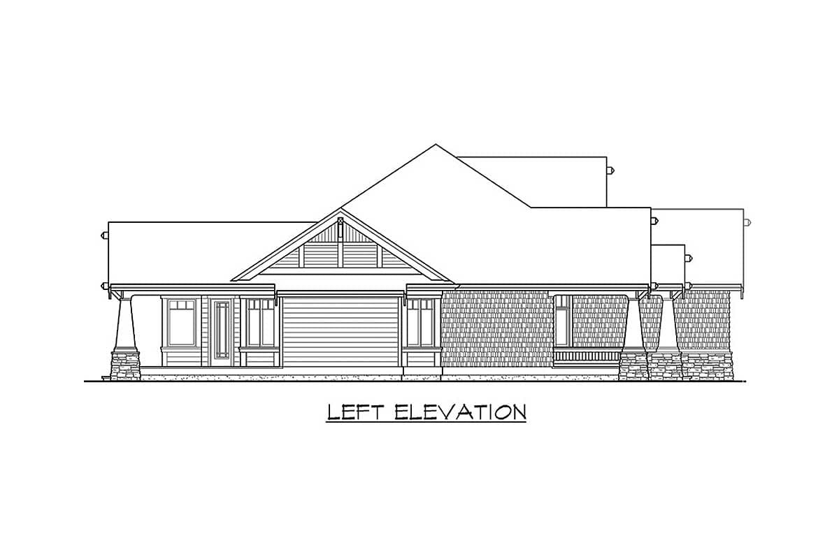 Plan 23267JD: Craftsman House Plan with Awesome Outdoor Living Room - 1880 Sq Ft - Image #22 - Craftsman, New American, Northwest