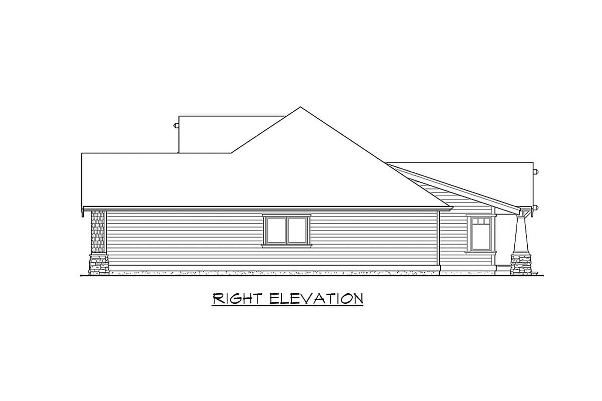 Plan 23267JD: Craftsman House Plan with Awesome Outdoor Living Room - 1880 Sq Ft - Image #23 - Craftsman, New American, Northwest