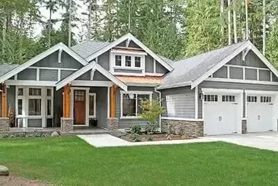 Craftsman House Plan with Awesome Outdoor Living Room - 1880 Sq Ft