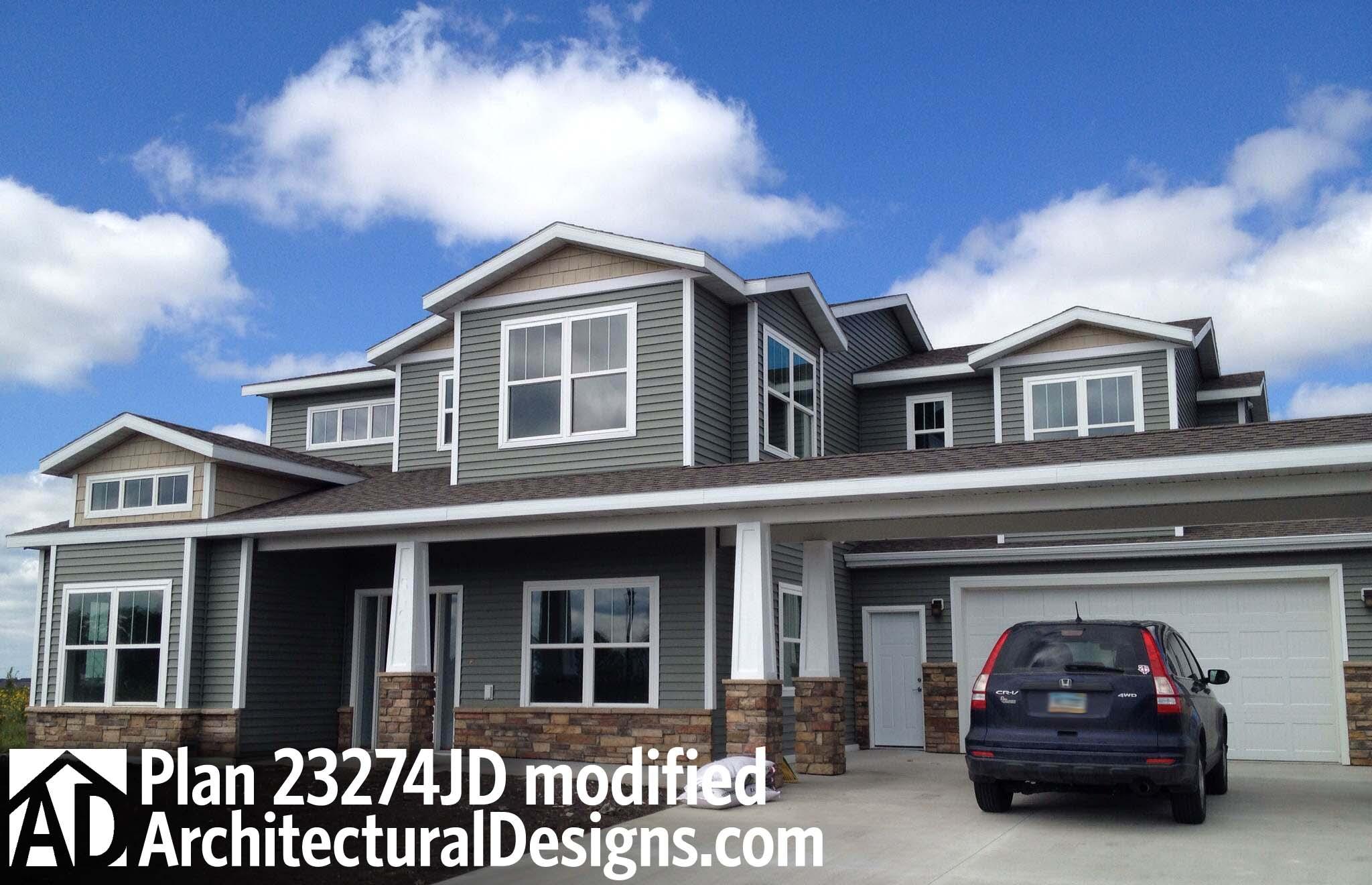 build gallery item - House Plan 23274JD comes to life in North Dakota