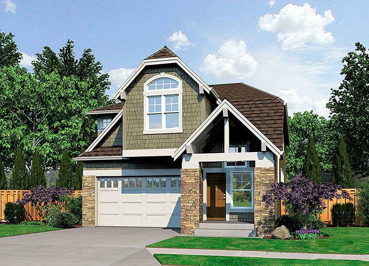 Plan 23276JD: 32-Foot-Wide Craftsman House Plan with Flex Room - 2652 Sq Ft - Image #24 - Craftsman, New American, Northwest