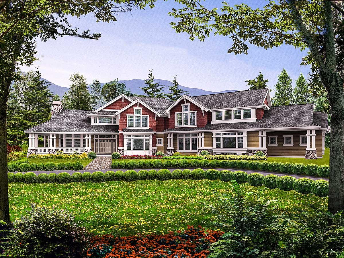 Plan 2328JD: Secluded Master Suite with Fireplace - Image #15 - Craftsman, Northwest, Shingle