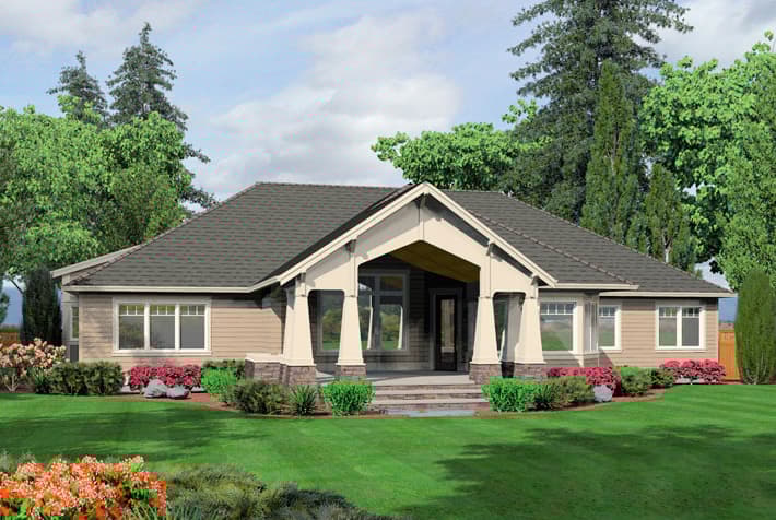 Plan 23280JD: Craftsman Charm with Garage Options - Image #22 - Craftsman, Northwest, Ranch, Rustic