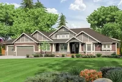 Craftsman Charm with Garage Options