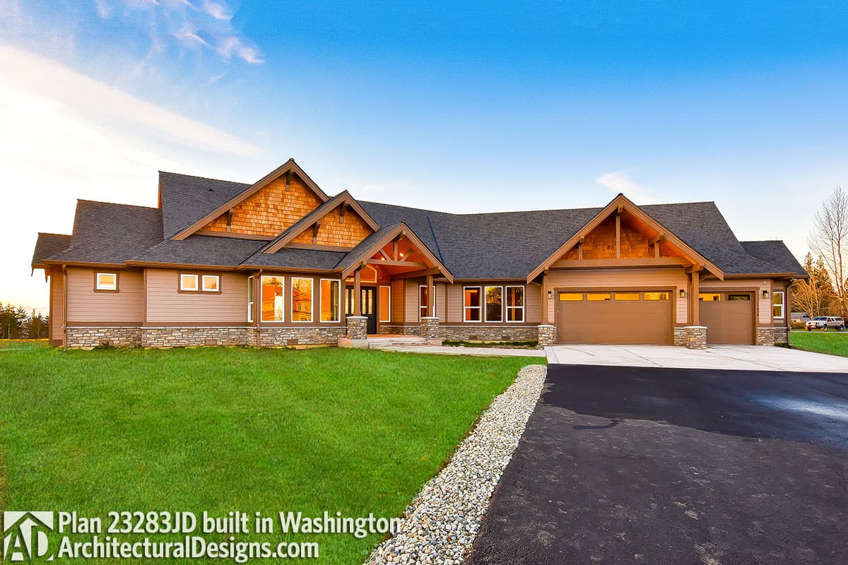 build gallery item - House Plan 23283JD Comes to Life in Washington