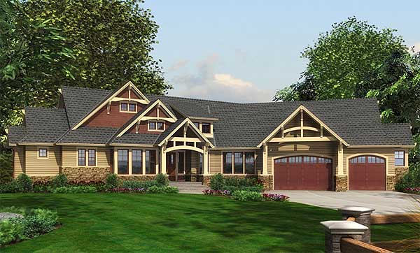 Plan 23283JD: Luxury Craftsman with Bonus Room - Image #17 - Craftsman, Mountain, Northwest, Rustic