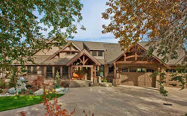 Plan 23283JD: Luxury Craftsman with Bonus Room - Image #4 - Craftsman, Mountain, Northwest, Rustic