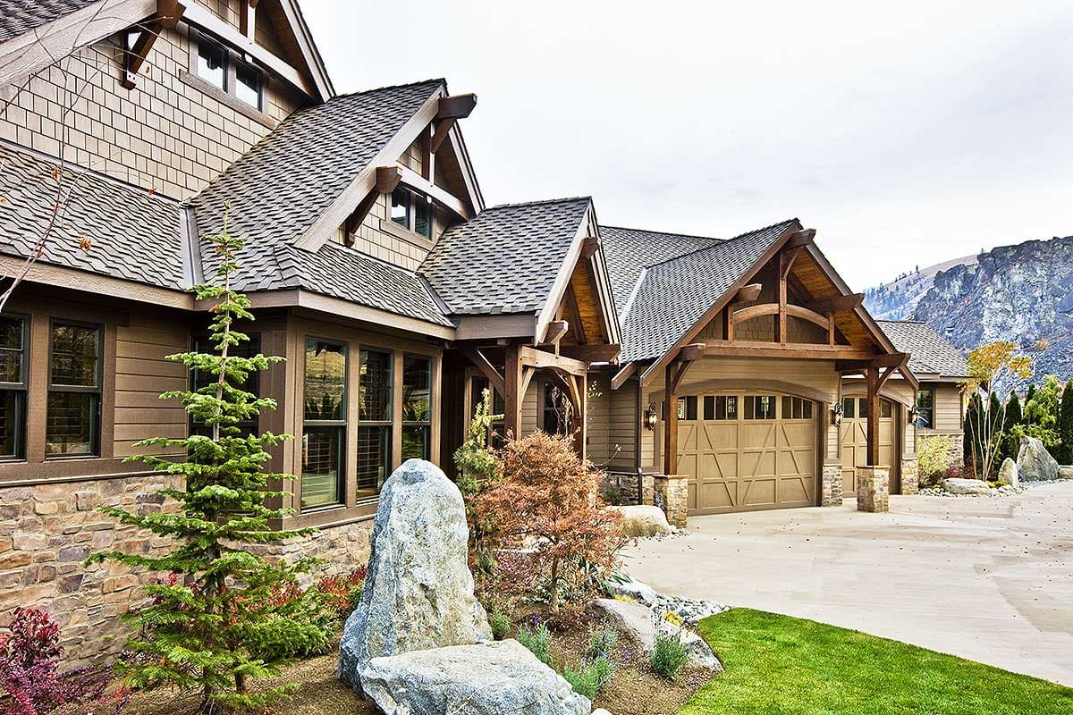Plan 23284JD: Luxury Craftsman with Front-to-Back Views - Image #5 - Craftsman, Mountain, Northwest, Rustic