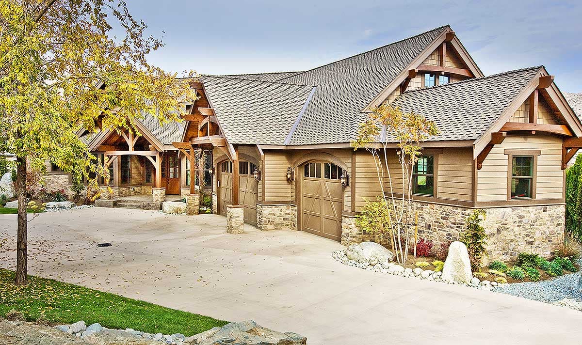 Plan 23284JD: Luxury Craftsman with Front-to-Back Views - Image #6 - Craftsman, Mountain, Northwest, Rustic
