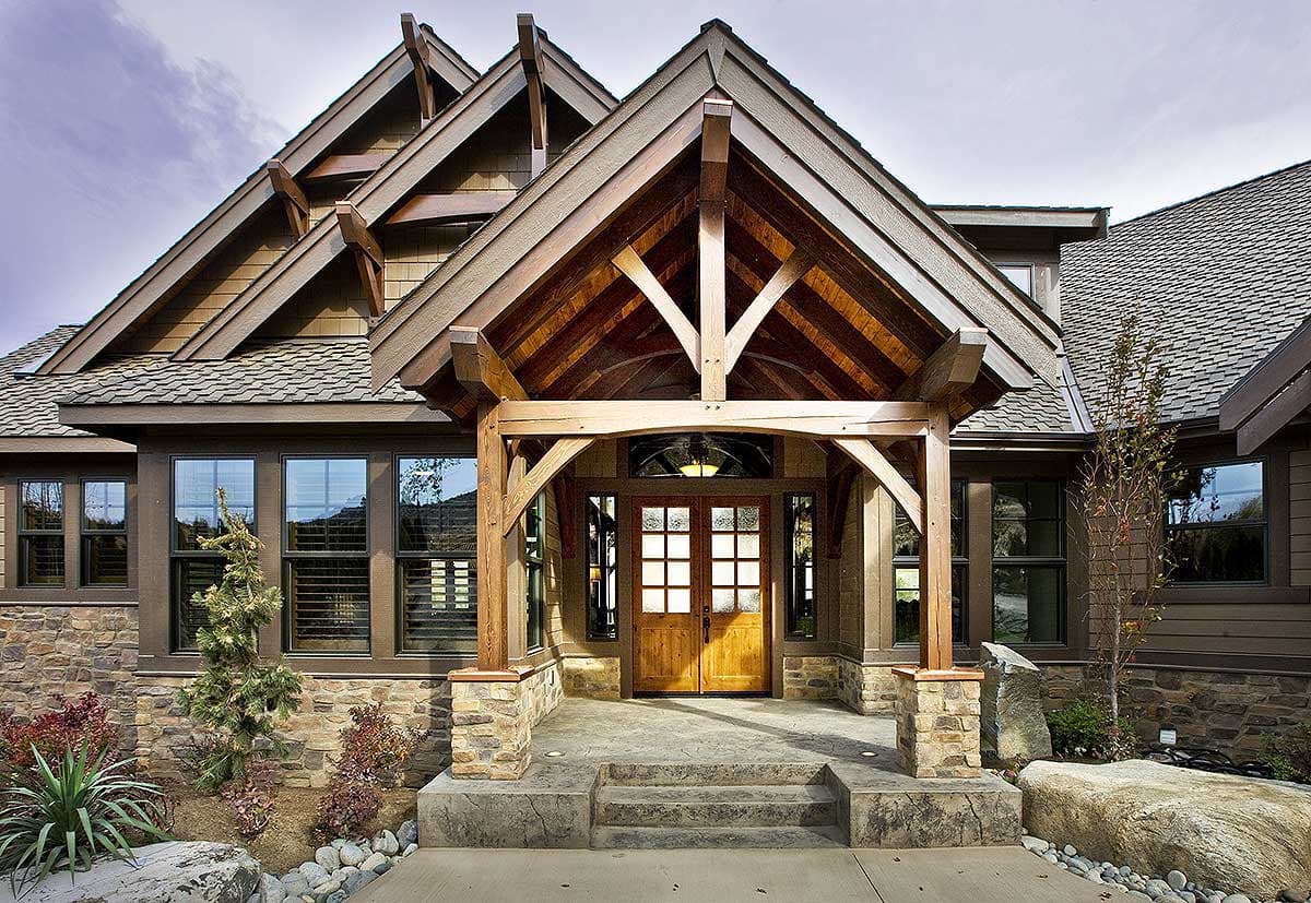 Plan 23284JD: Luxury Craftsman with Front-to-Back Views - Image #7 - Craftsman, Mountain, Northwest, Rustic